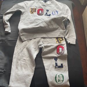 YOUTH POLO RALPH LAUREN COTTON 2PC SET